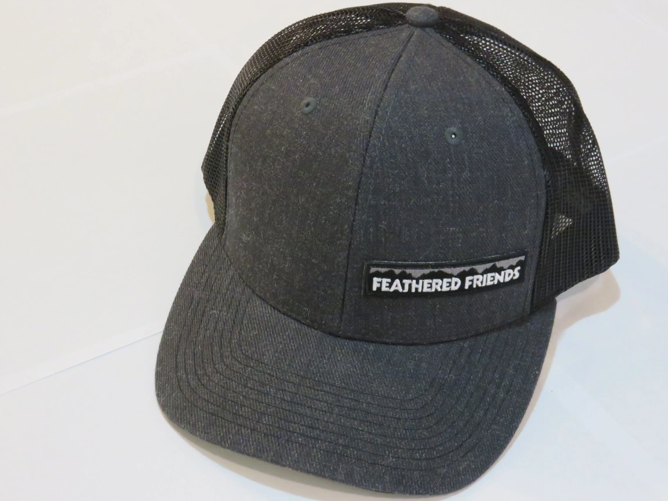 Feathered Friends Pro Style Trucker Offset Mountain Logo Patch Hat - Image 10