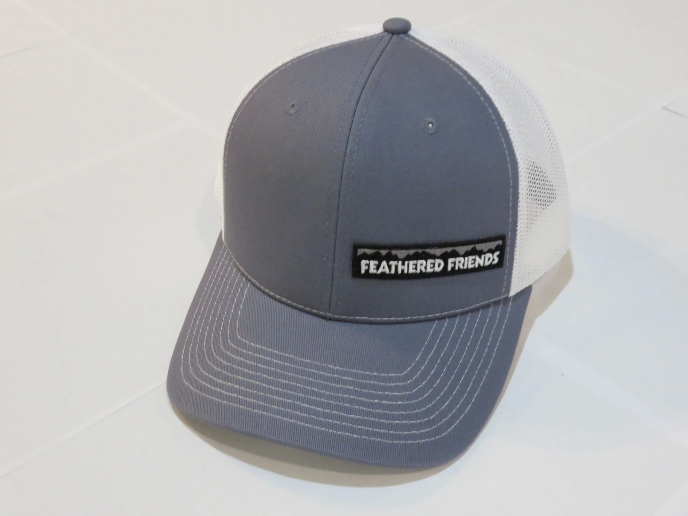 Feathered Friends Pro Style Trucker Offset Mountain Logo Patch Hat - Image 21