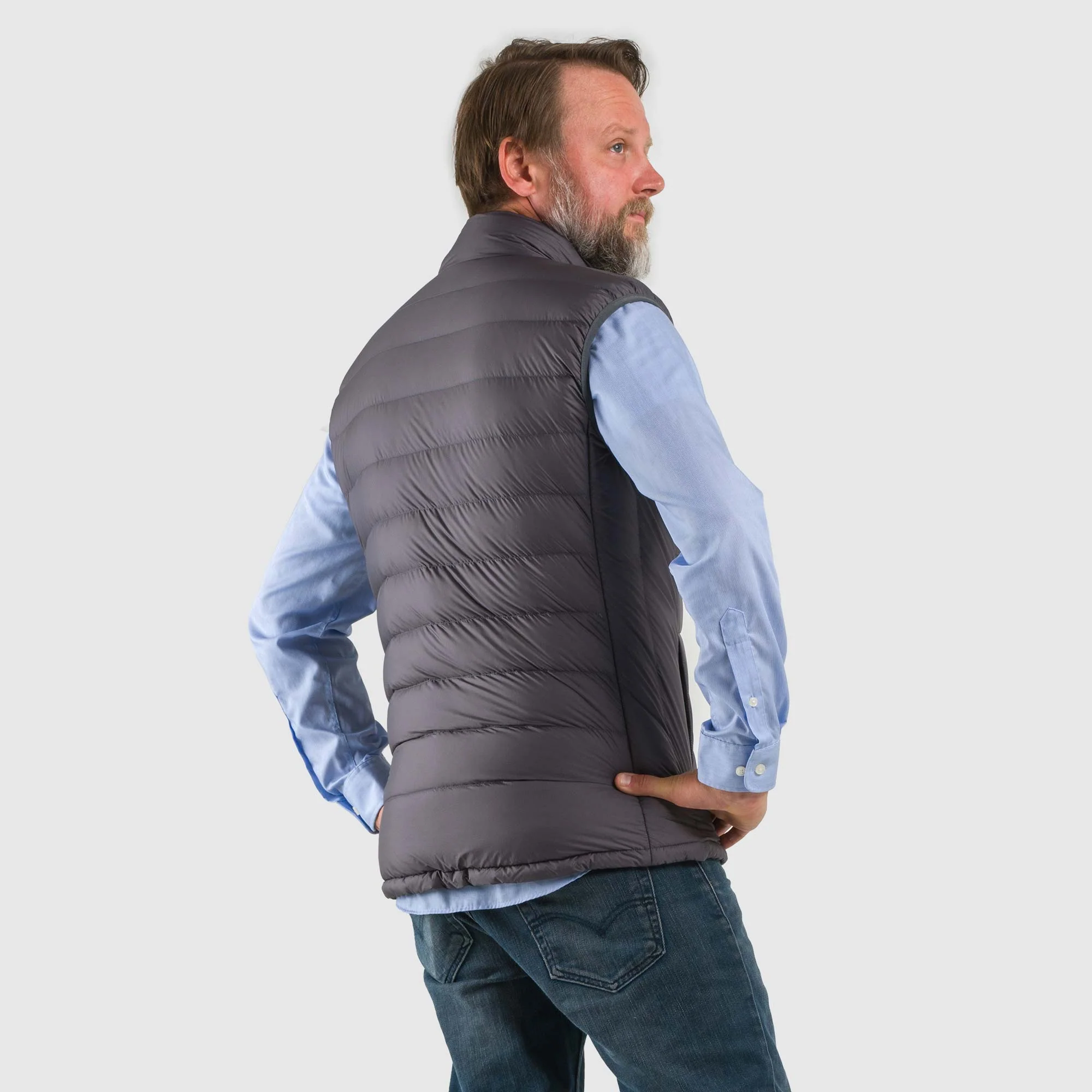 Eos Men's Down Vest - Image 6