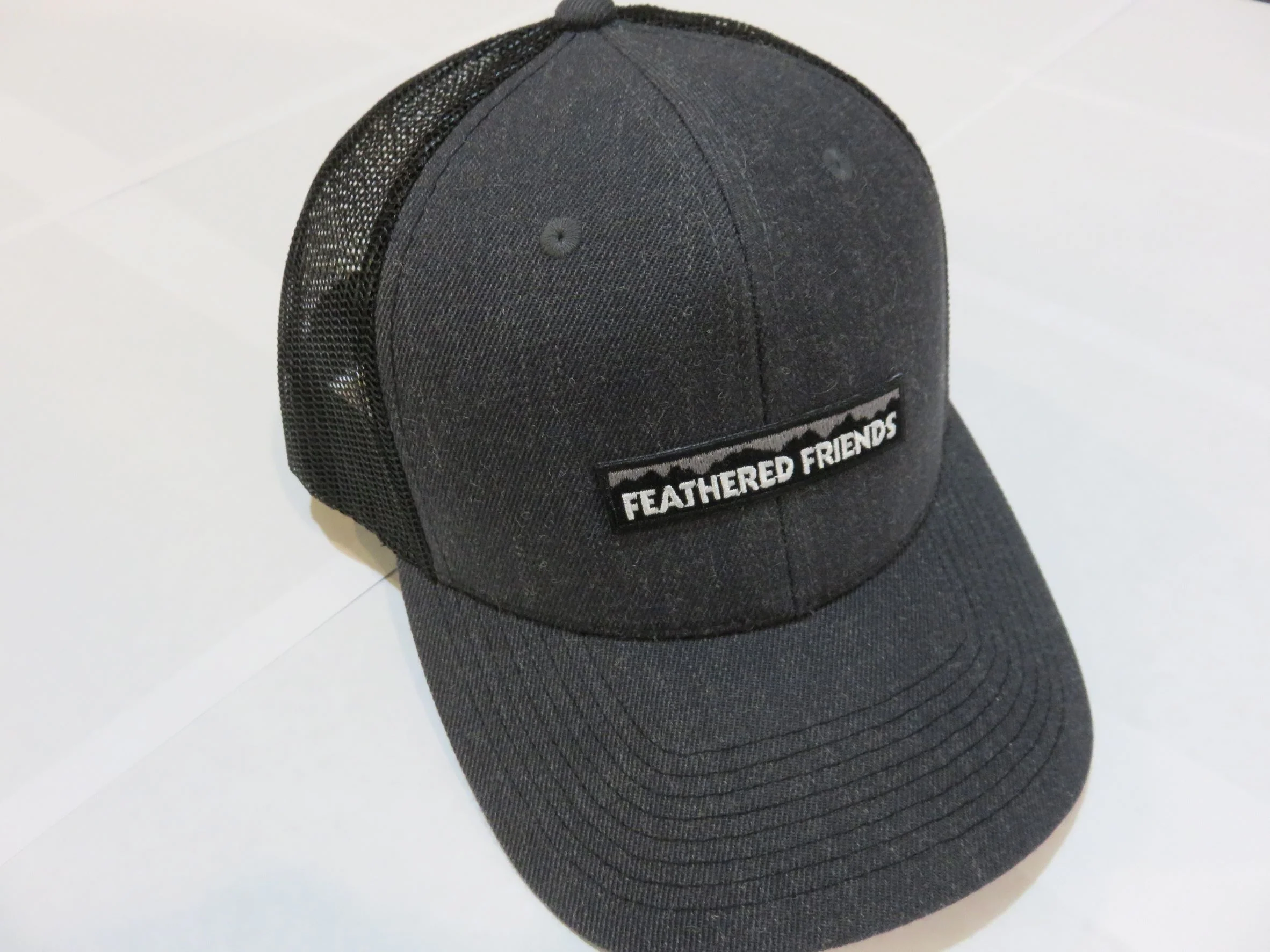 Feathered Friends Pro Style Trucker Mountain Logo Patch Hat - Image 12