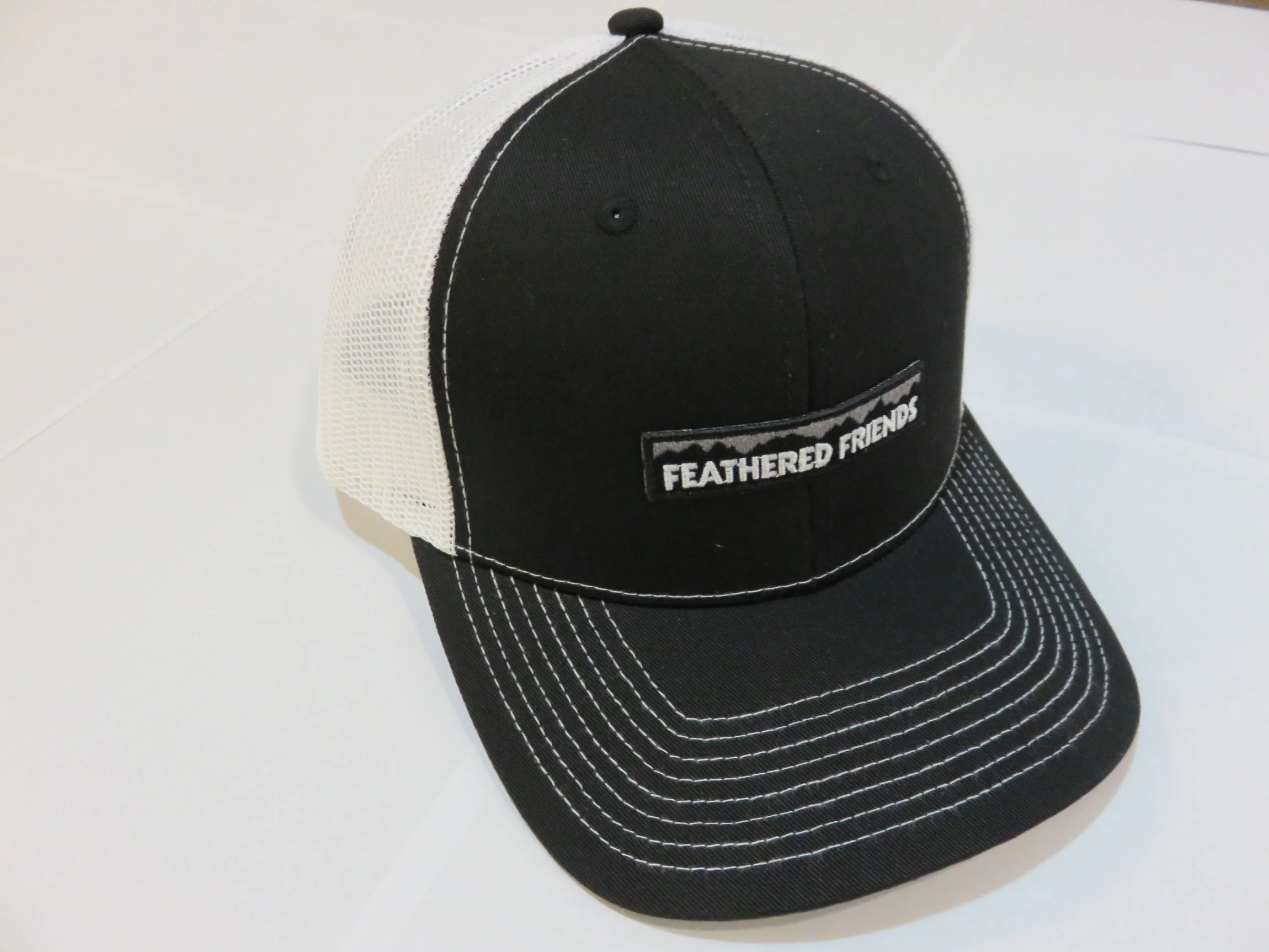Feathered Friends Pro Style Trucker Mountain Logo Patch Hat - Image 13
