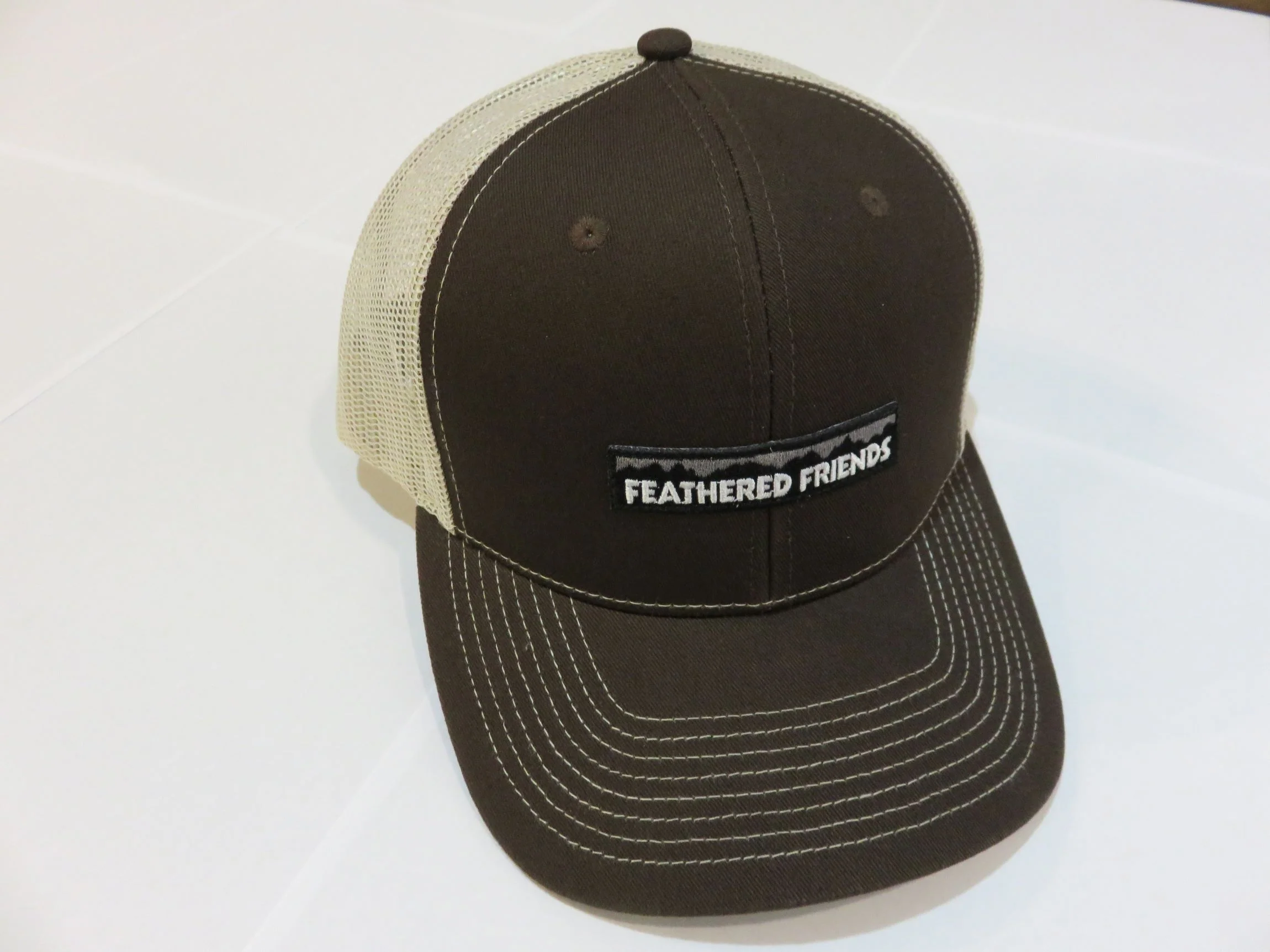 Feathered Friends Pro Style Trucker Mountain Logo Patch Hat - Image 16