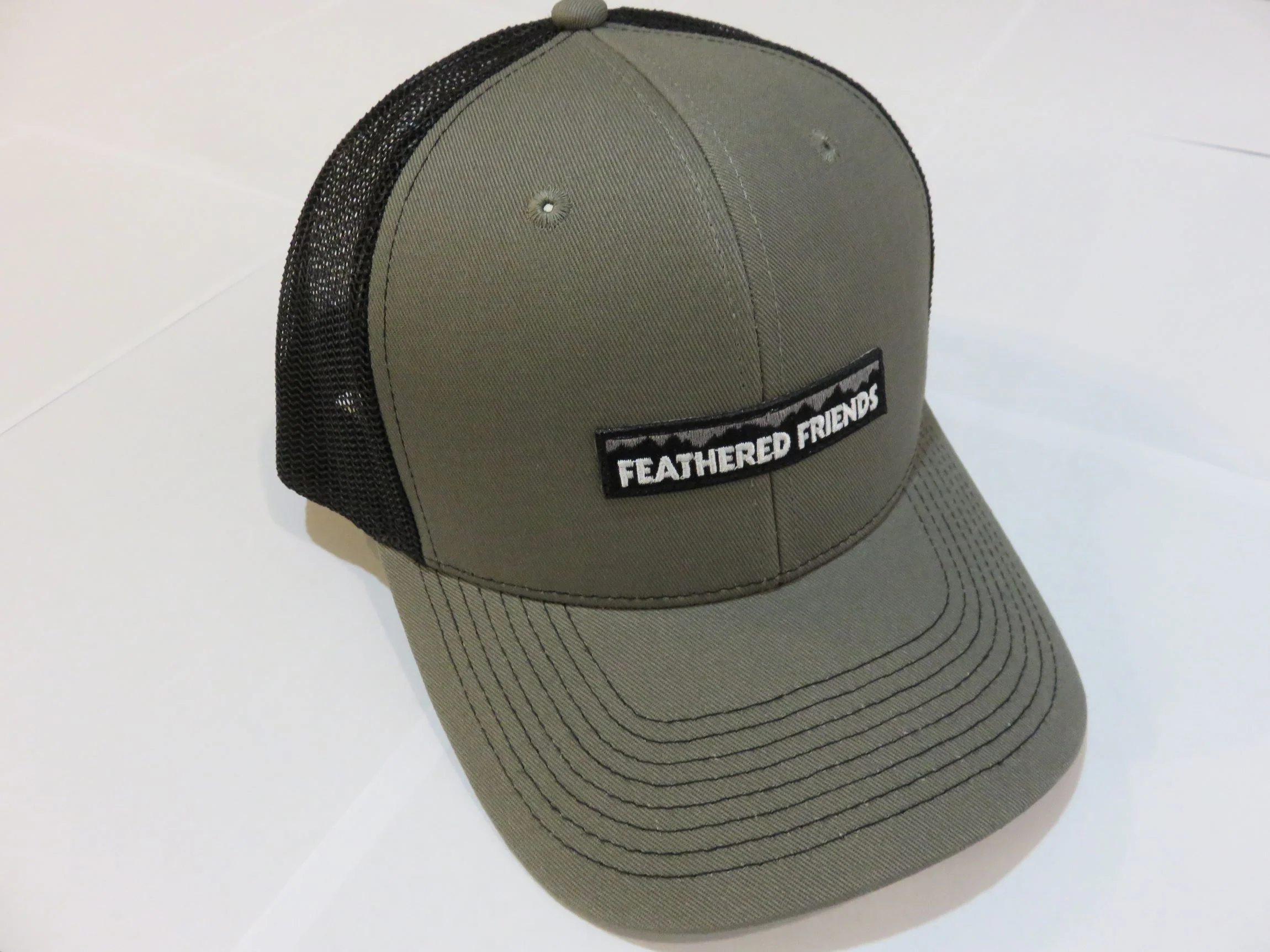 Feathered Friends Pro Style Trucker Mountain Logo Patch Hat - Image 22