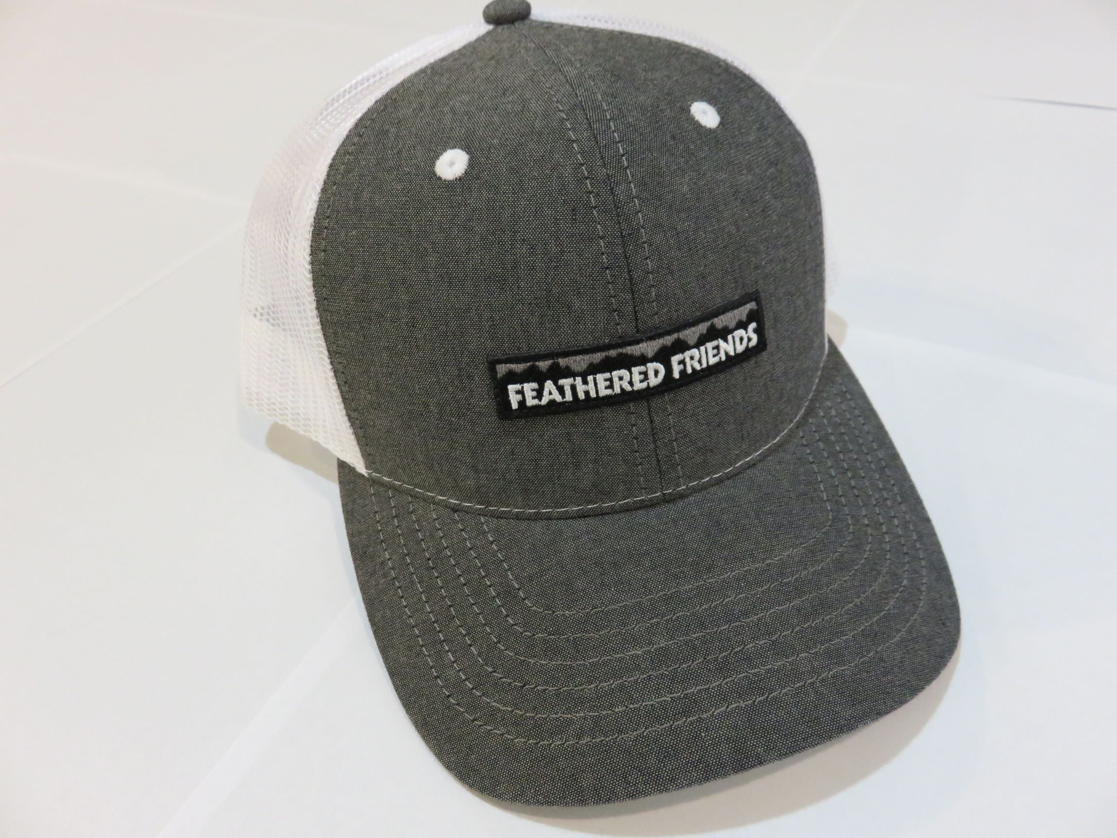 Feathered Friends Pro Style Trucker Mountain Logo Patch Hat - Image 26