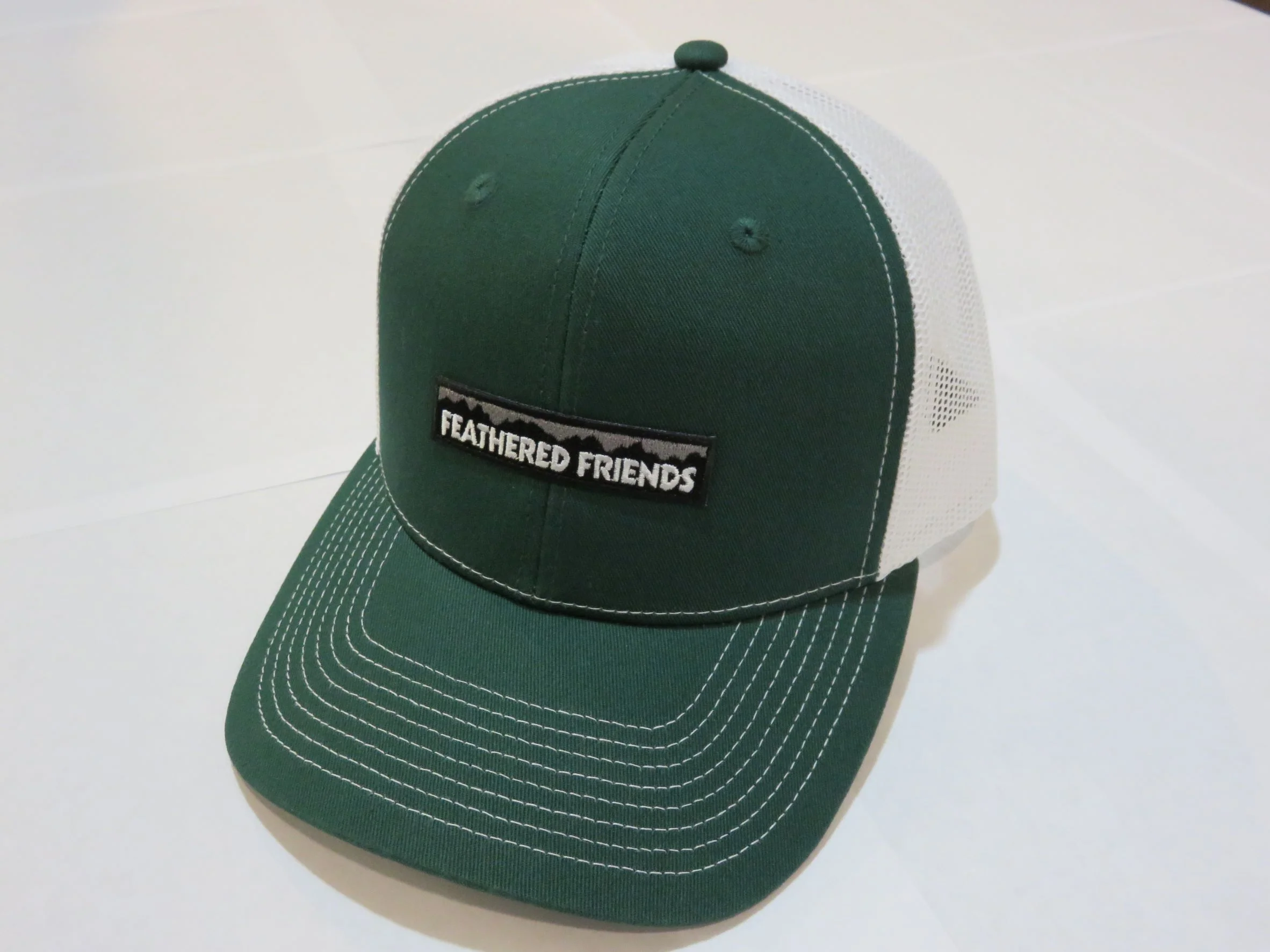 Feathered Friends Pro Style Trucker Mountain Logo Patch Hat - Image 6