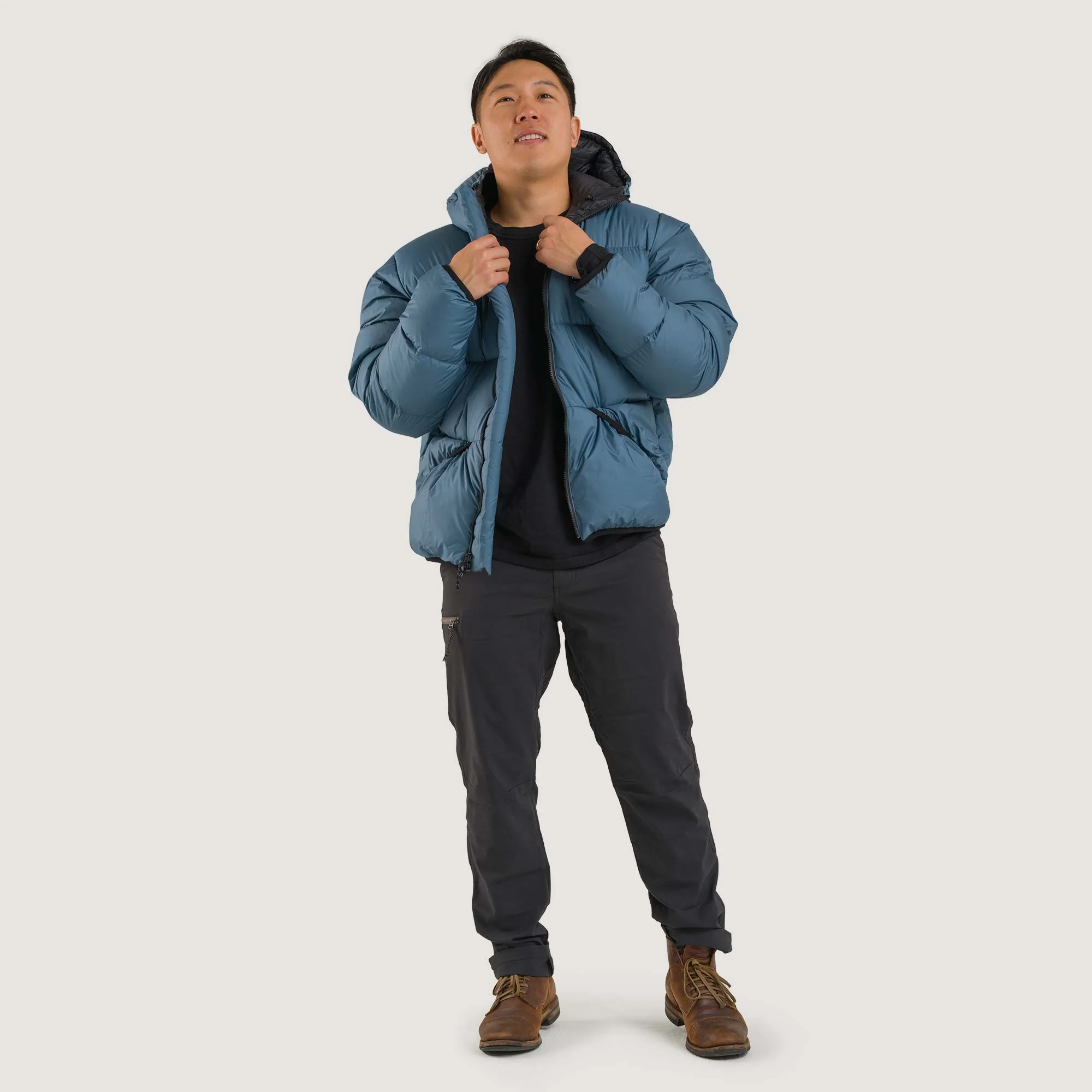Helios Hooded Down Jacket - Image 9