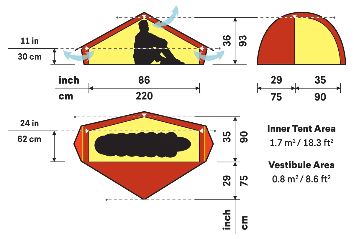 Akto 1 Person Tent - Image 4
