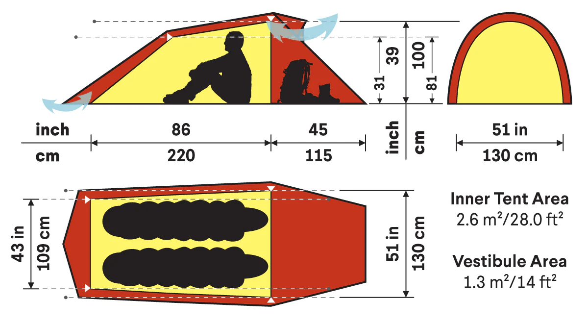 Nallo 2 Person Tent - Image 4