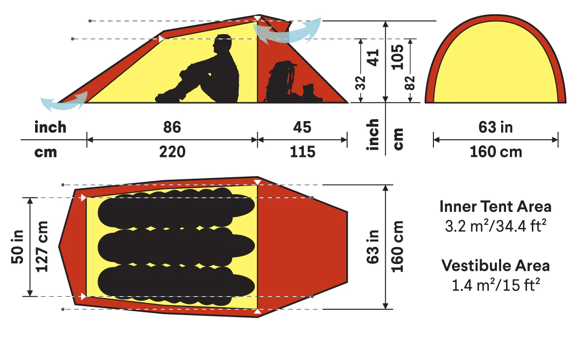 Nallo 3 Person Tent - Image 4