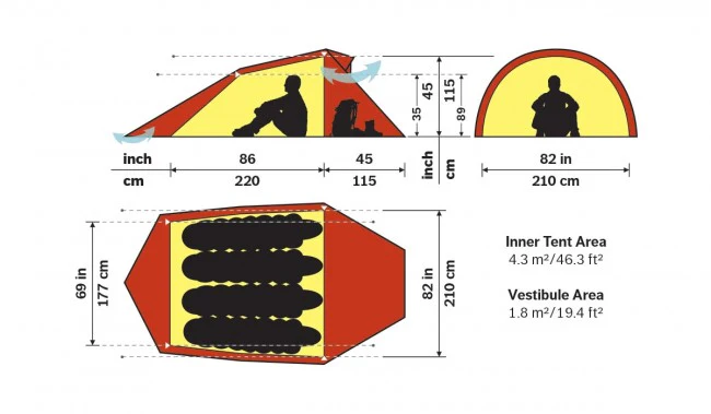 Nallo 4 Person Tent - Image 3
