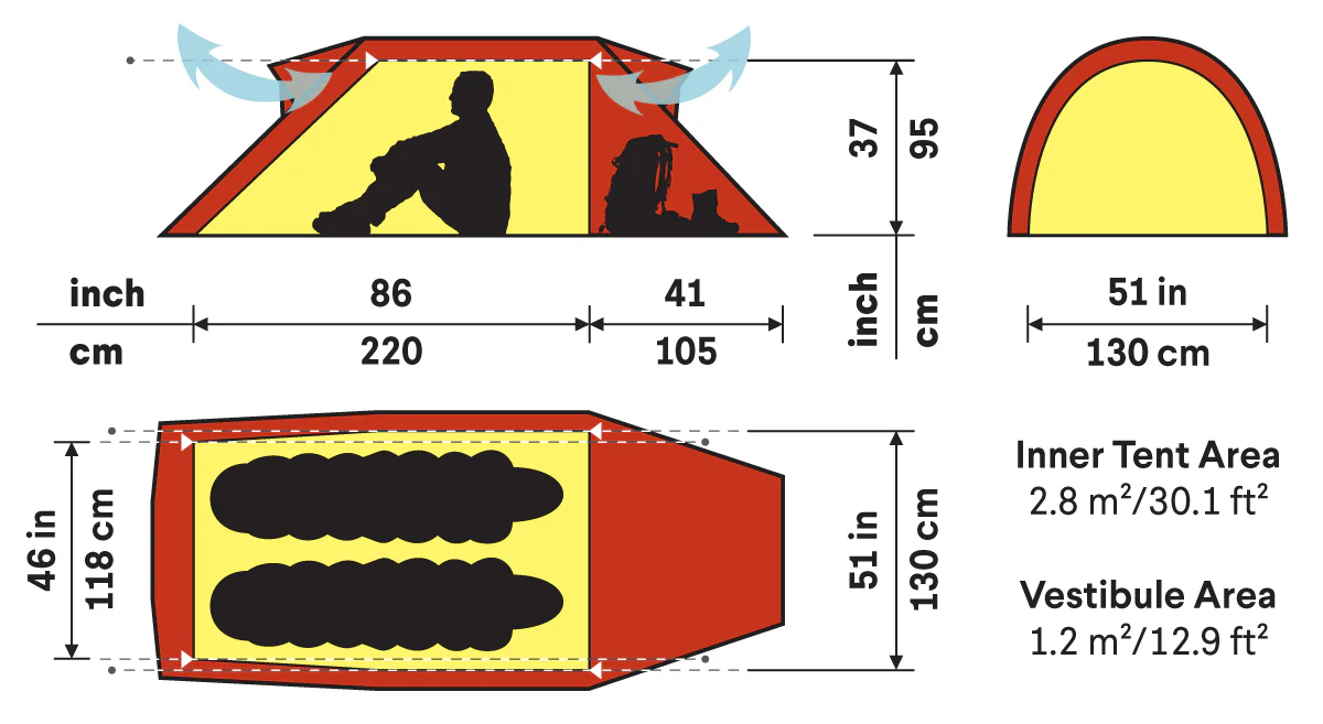Nammatj 2 Person Tent - Image 4