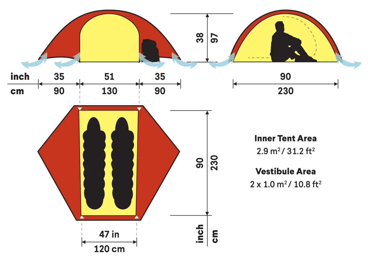 Rogen 2 Person Tent - Image 4