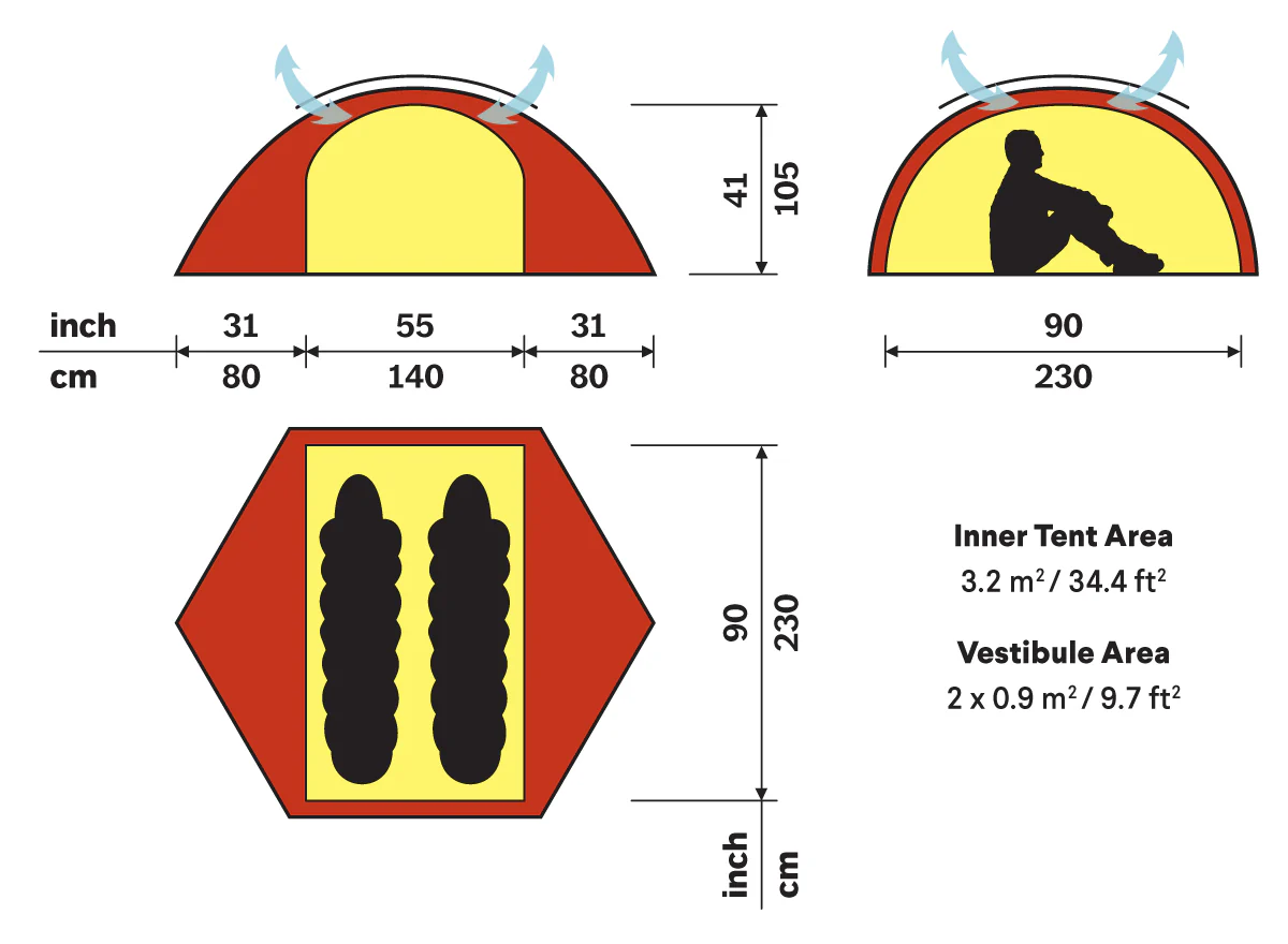 Staika 2 Person Tent - Image 4
