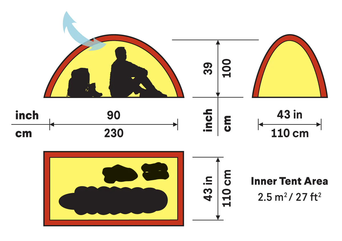 Unna 1 Person tent - Image 4